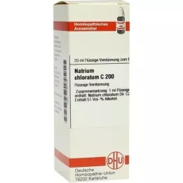 NATRIUM CHLORATUM C 200 razredčitev, 20 ml