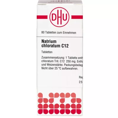 NATRIUM CHLORATUM C 12 tablet, 80 kosov