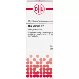 NUX VOMICA Raztopina D 7, 20 ml