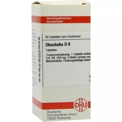OKOUBAKA D 8 tablet, 80 kapsul