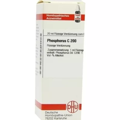 PHOSPHORUS C 200 razredčitev, 20 ml