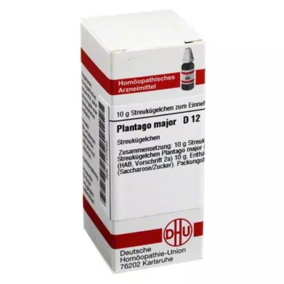 PLANTAGO MAJOR D 12 kroglic, 10 g
