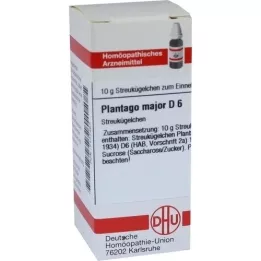 PLANTAGO MAJOR D 6 kroglic, 10 g