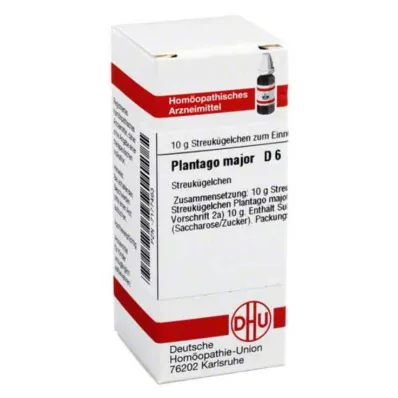 PLANTAGO MAJOR D 6 kroglic, 10 g