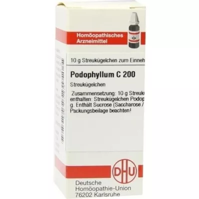 PODOPHYLLUM C 200 kroglic, 10 g