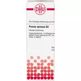 PRUNUS SPINOSA Raztopina D 3, 20 ml