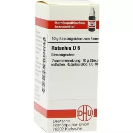 RATANHIA D 6 kroglic, 10 g