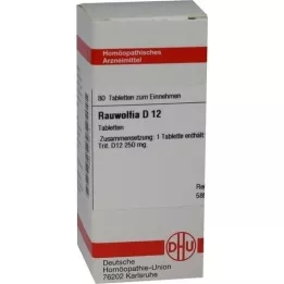 RAUWOLFIA D 12 tablet, 80 kapsul