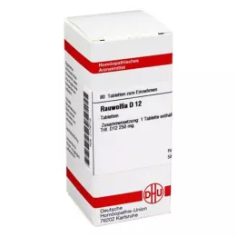 RAUWOLFIA D 12 tablet, 80 kapsul