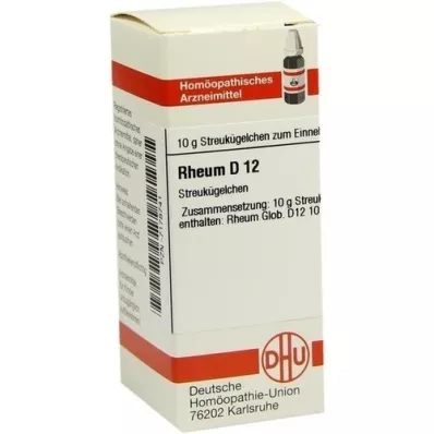 RHEUM D 12 kroglic, 10 g