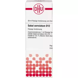 SABAL SERRULATUM Raztopina D 12, 20 ml