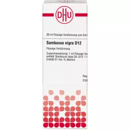 SAMBUCUS NIGRA Raztopina D 12, 20 ml