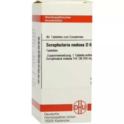 SCROPHULARIA NODOSA D 6 tablete, 80 kapsul