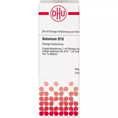 SELENIUM D 15 razredčitev, 20 ml