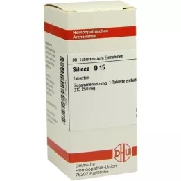 SILICEA D 15 tablet, 80 kapsul