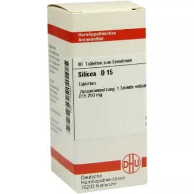 SILICEA D 15 tablet, 80 kapsul