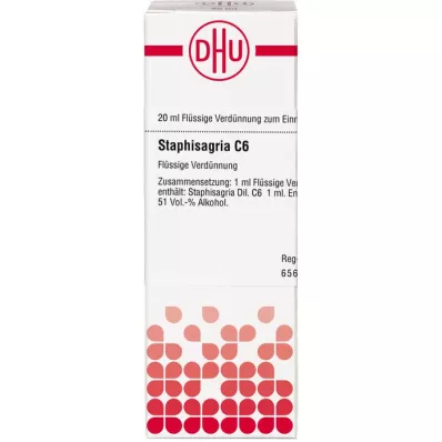 STAPHISAGRIA Raztopina C 6, 20 ml
