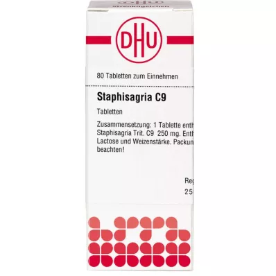 STAPHISAGRIA C 9 tablete, 80 kapsul