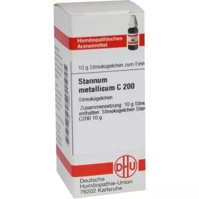 STANNUM METALLICUM C 200 kroglic, 10 g