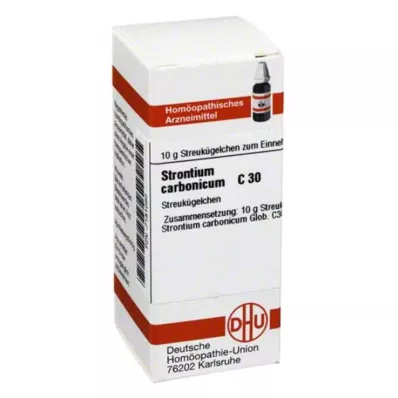 DHU Stroncium carbonicum C 30 globule, 10 g