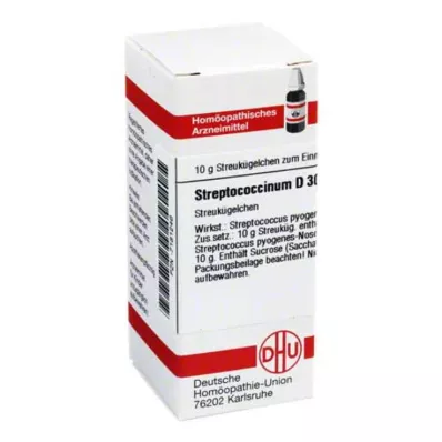 STREPTOCOCCINUM D 30 kroglic, 10 g