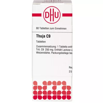 THUJA C 9 tablete, 80 kapsul