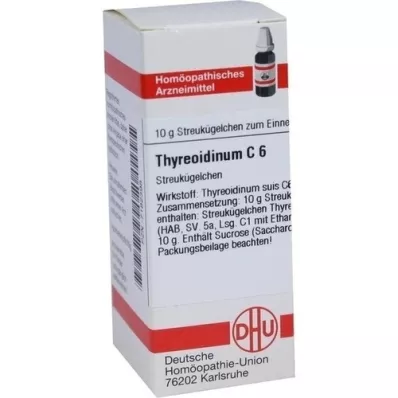 THYREOIDINUM C 6 kroglic, 10 g