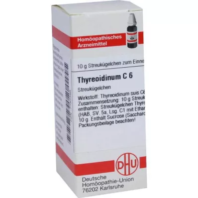 THYREOIDINUM C 6 kroglic, 10 g