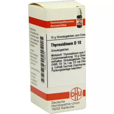 THYREOIDINUM D 10 kroglic, 10 g THYREOIDINUM D 10 kroglic, 10 g