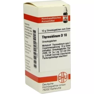 THYREOIDINUM D 10 kroglic, 10 g