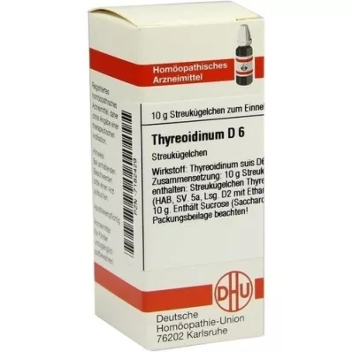 THYREOIDINUM D 6 kroglic, 10 g