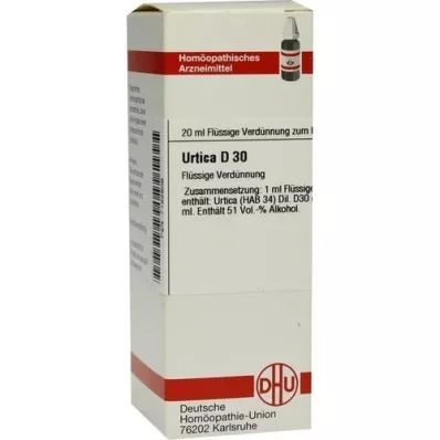 URTICA D 30 razredčitev, 20 ml