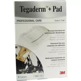 TEGADERM 3M Plus Pad 5x7 cm sestavljen.3582NP, 5 kosov