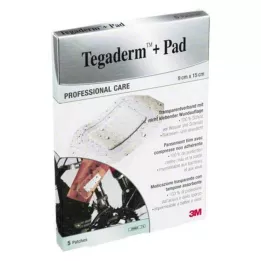 TEGADERM 3M Plus Pad 9x15 cm, pripravljen za uporabo.3589NP, 5 kosov