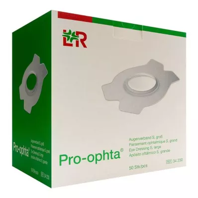 PRO-OPHTA Povoj za oči S velik, 50 kosov