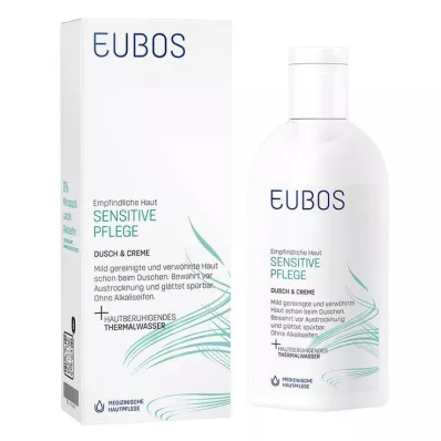 Eubos Sensitive Shower &amp; krema, 200 ml