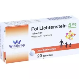 FOL Lichtenstein 5 mg tablete, 20 kosov