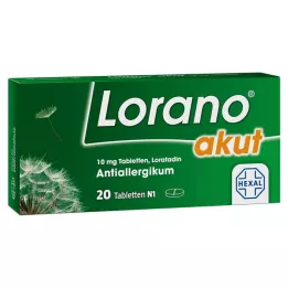 LORANO akutne tablete, 20 kosov