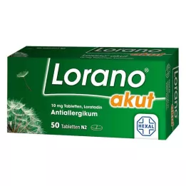 LORANO akutne tablete, 50 kosov