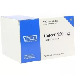 CALCET 950 mg filmsko obložene tablete, 100 kosov