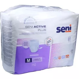 SENI Active Plus inkontinenčne hlačke za enkratno uporabo M, 10 kosov