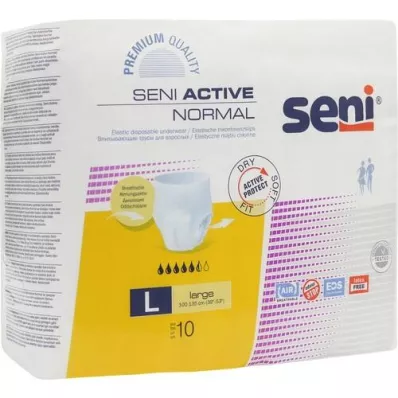 SENI Active Normal inkontinenčne hlačke za enkratno uporabo L, 10 kosov