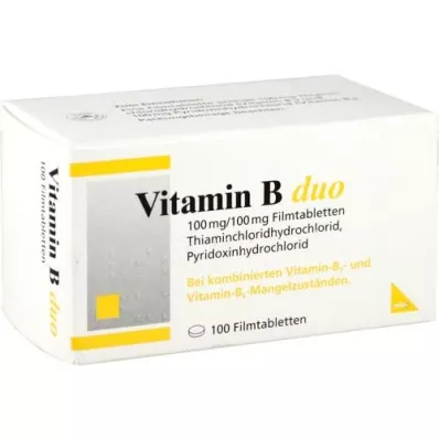 VITAMIN B DUO Filmsko obložene tablete, 100 kosov