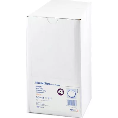 CUTISOFT Bombažni tamponi sterilna sliva velikosti 2+2, 42X4 kosov