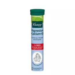 KNEIPP Magnezij+kalcij šumeče tablete, 20 kapsul