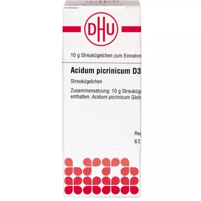 ACIDUM PICRINICUM D 30 kroglic, 10 g