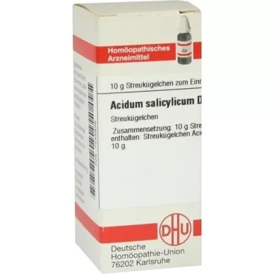ACIDUM SALICYLICUM D 4 globule, 10 g