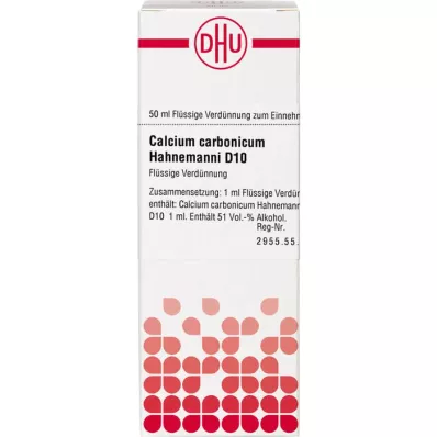 CALCIUM CARBONICUM Hahnemanni D 10 razredčina, 50 ml