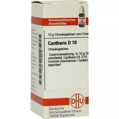 CANTHARIS D 10 kroglic, 10 g