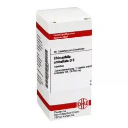 CHIMAPHILA UMBELLATA D 6 tablete, 80 kapsul